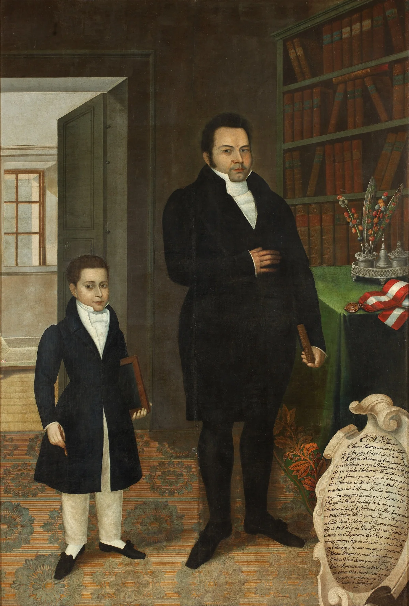 Mariano Alejo Álvarez and his Son, detail