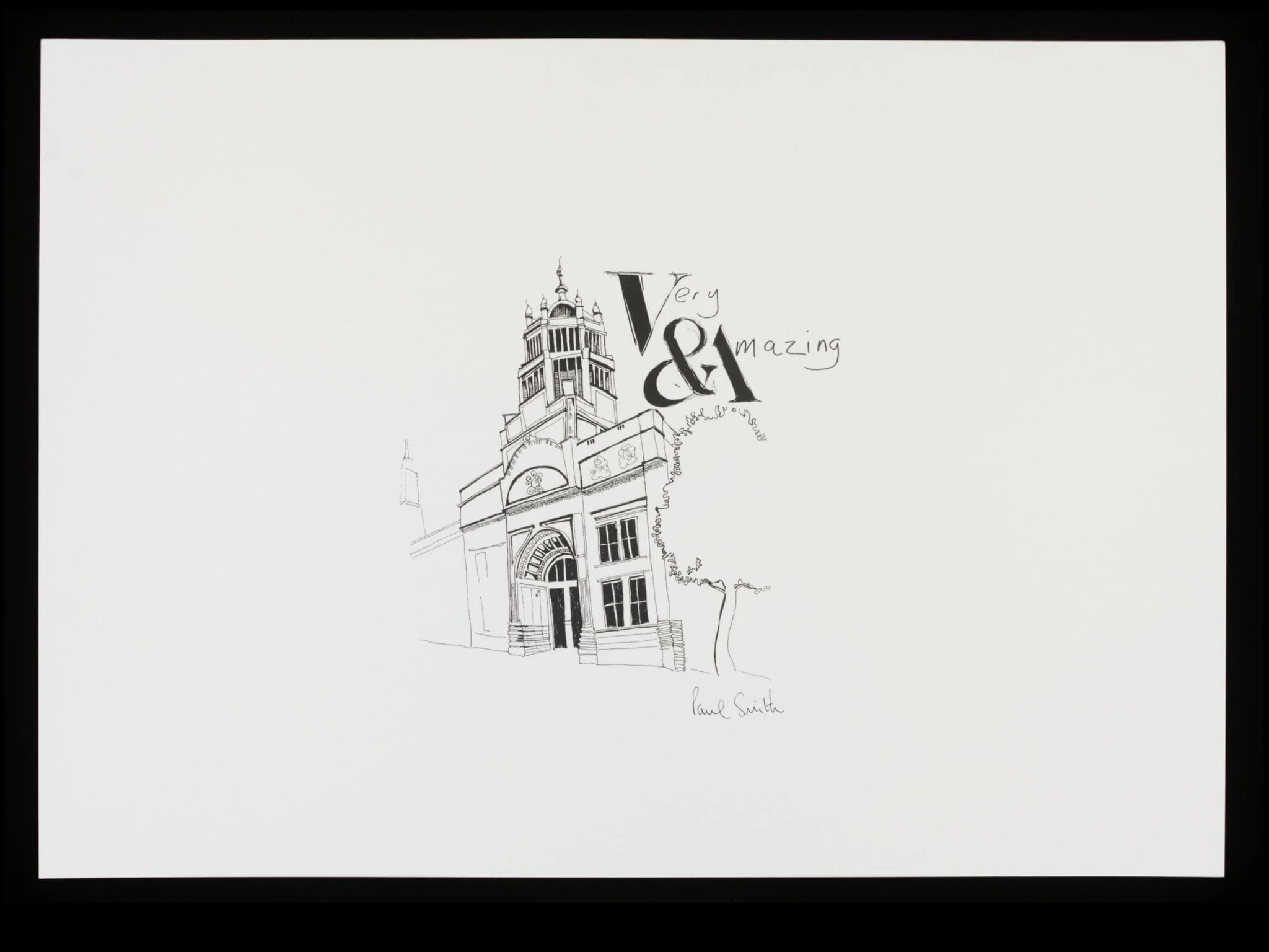 Contribution to V&A's 150th anniversary album, detail