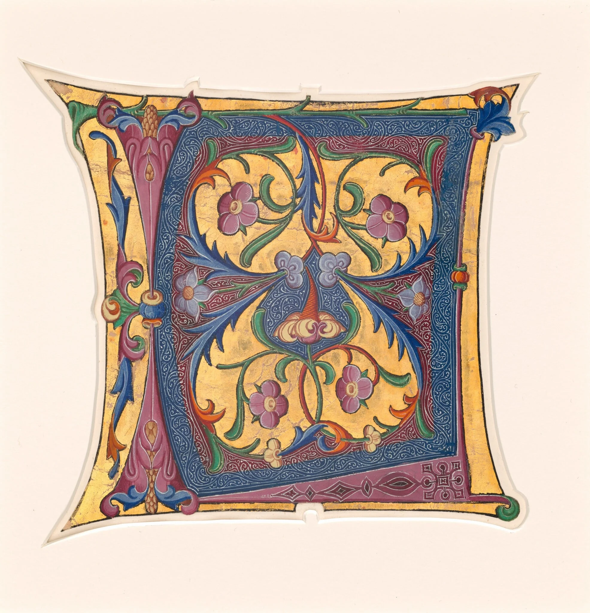 Initial L, detail