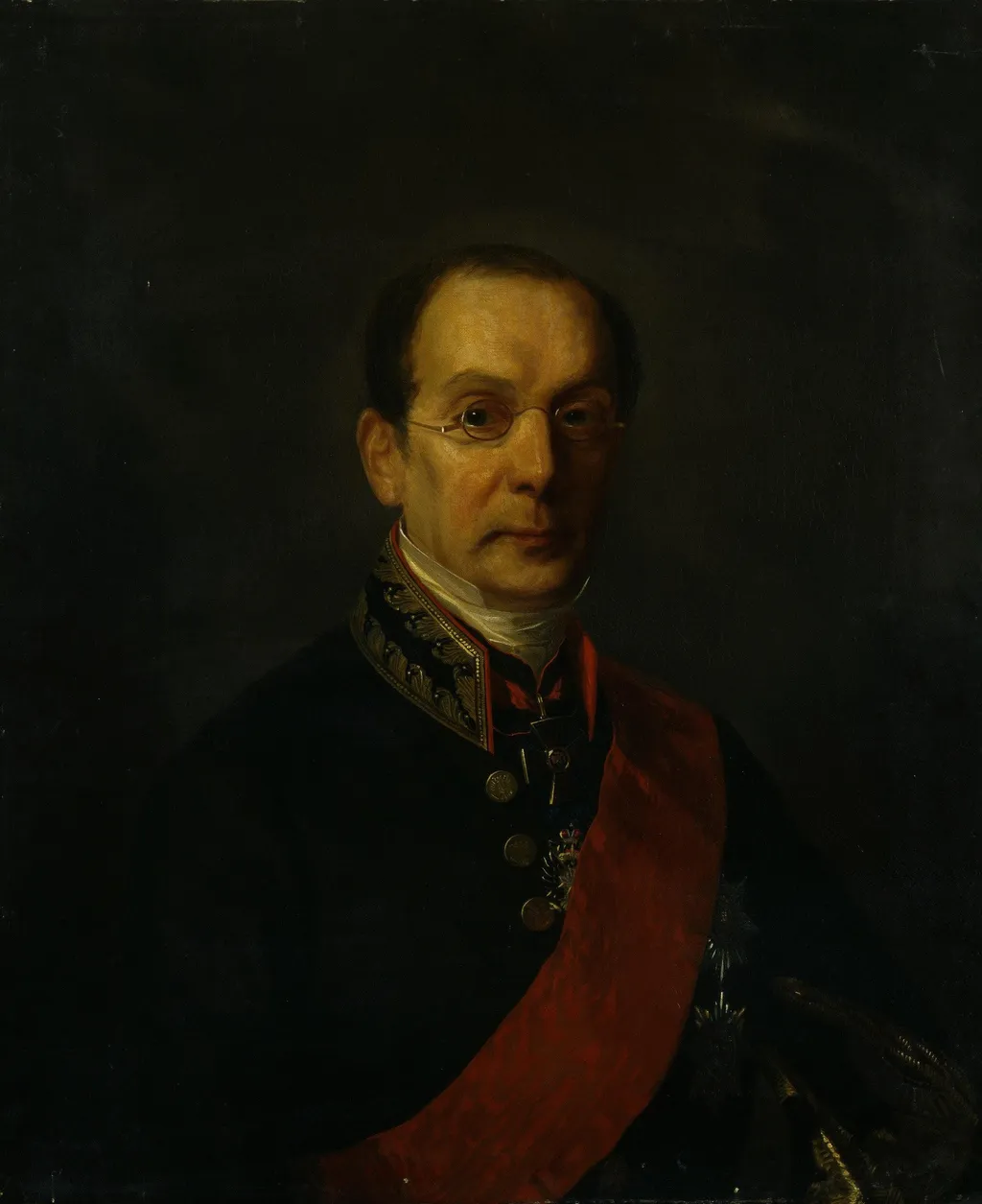Pyotr Brock, by Nikanor Tyutryumov, oil, 1861