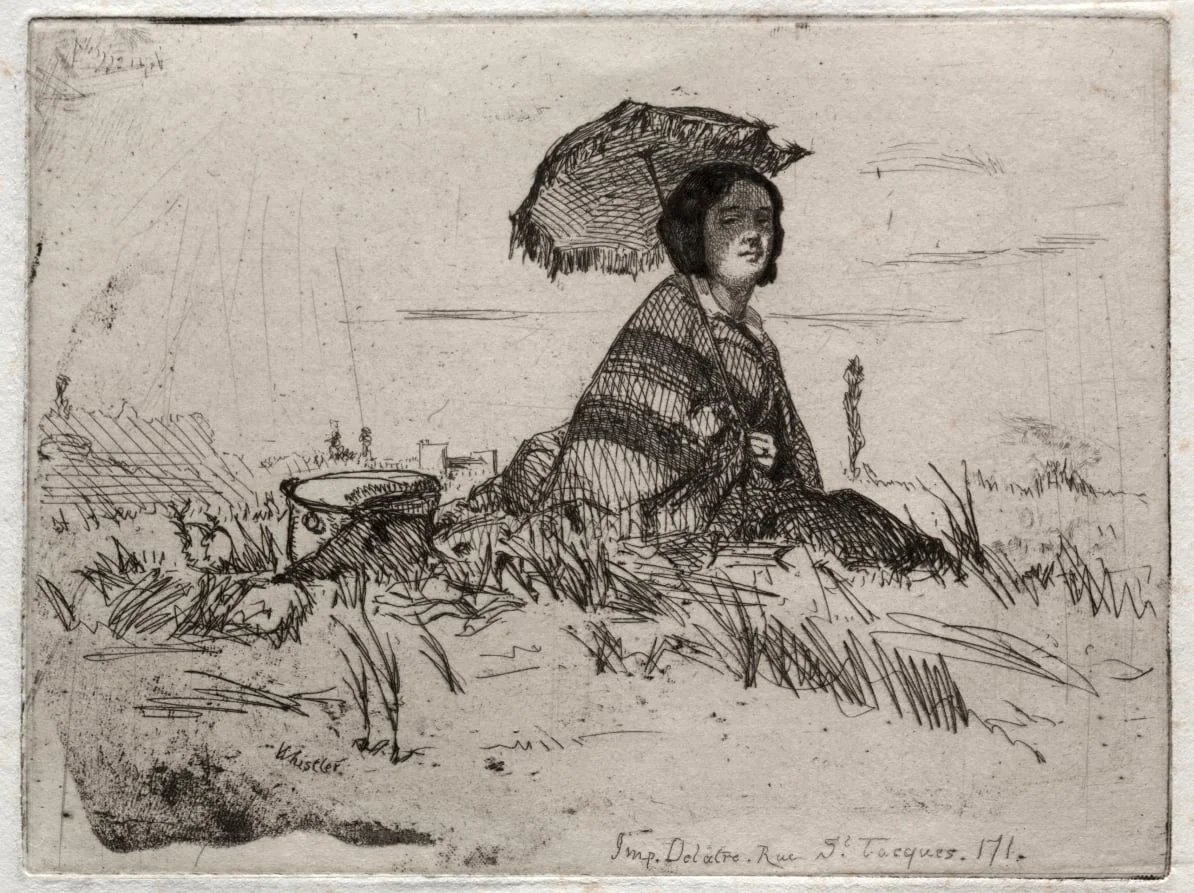 Twelve Etchings from Nature: En Plein Soleil, detail