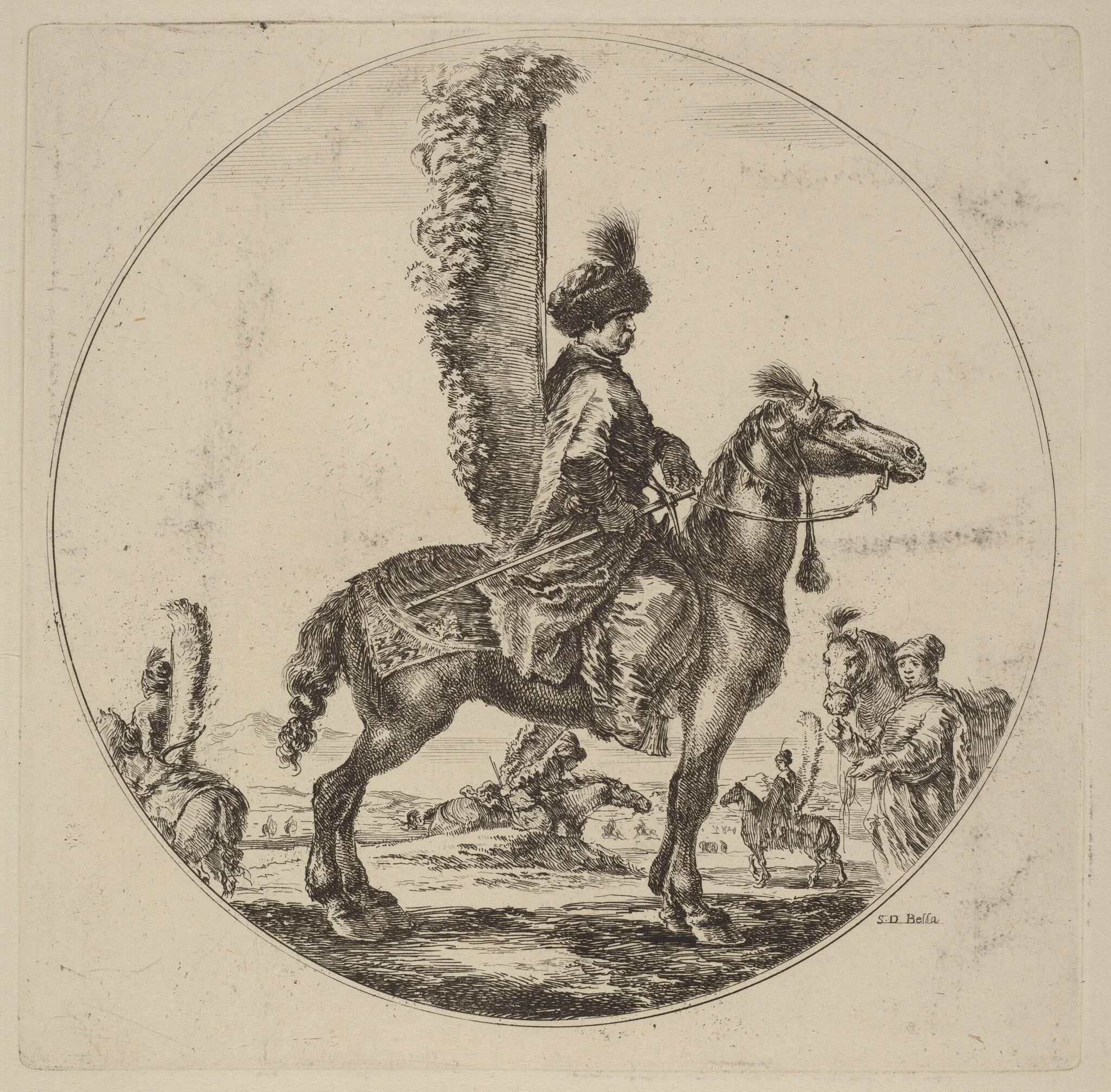 Polish Hussar, detail