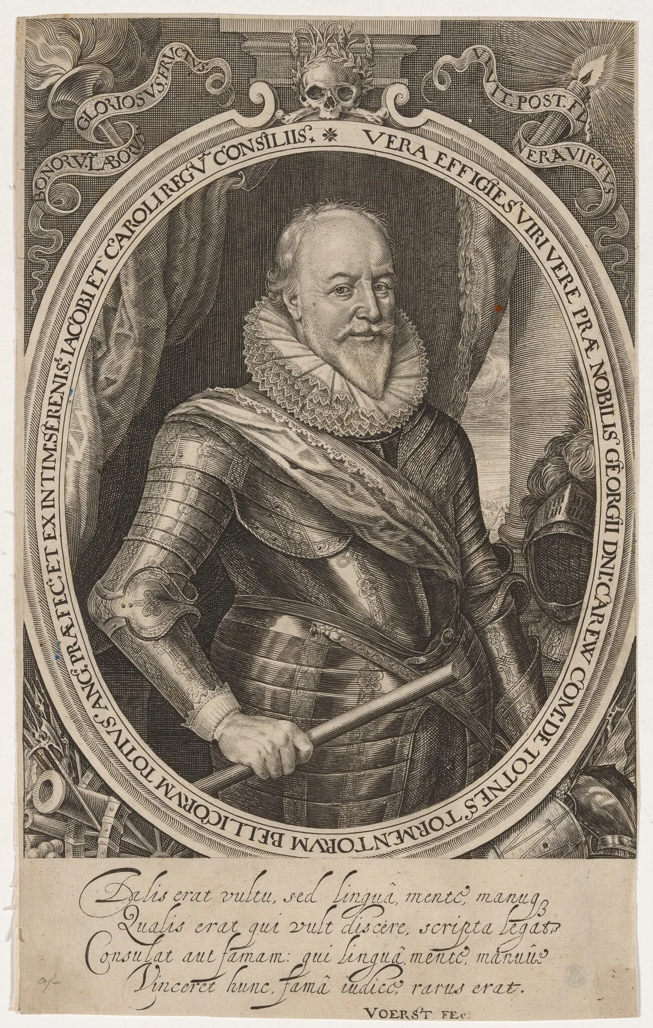 George Carew, Earl of Totnes, detail