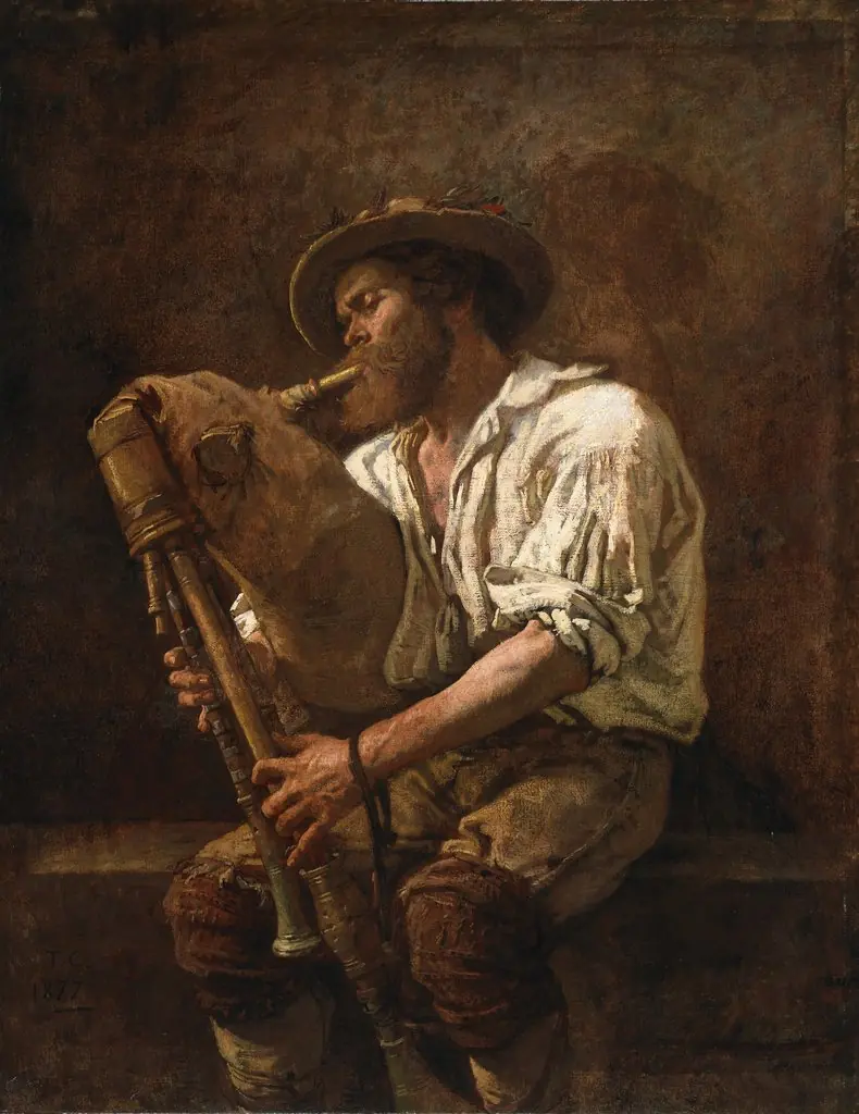 Pifferaro, by Thomas Couture, oil