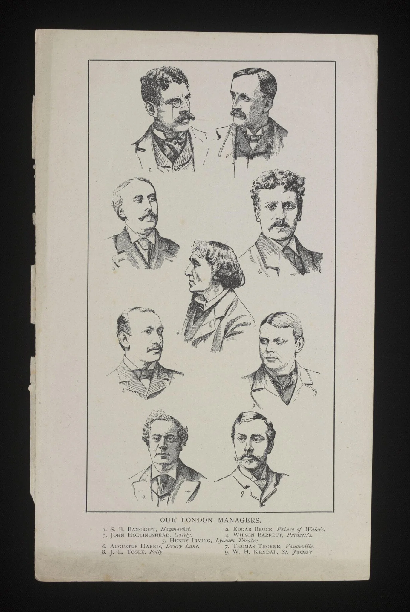 Our London Managers, detail