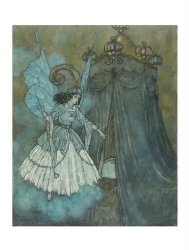 Illustration to 'Beauty and the Beast', by Edmund Dulac, watercolor, 1910