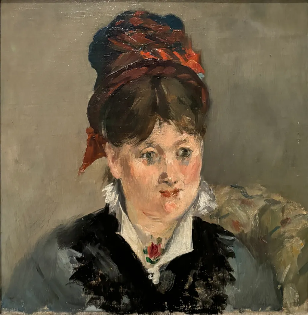 Portrait of Alice Legouvé, by Edouard Manet, oil, 1875