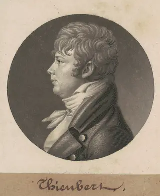 Thieubert, by Charles B. J. Févret de Saint-Mémin, ink, 1803