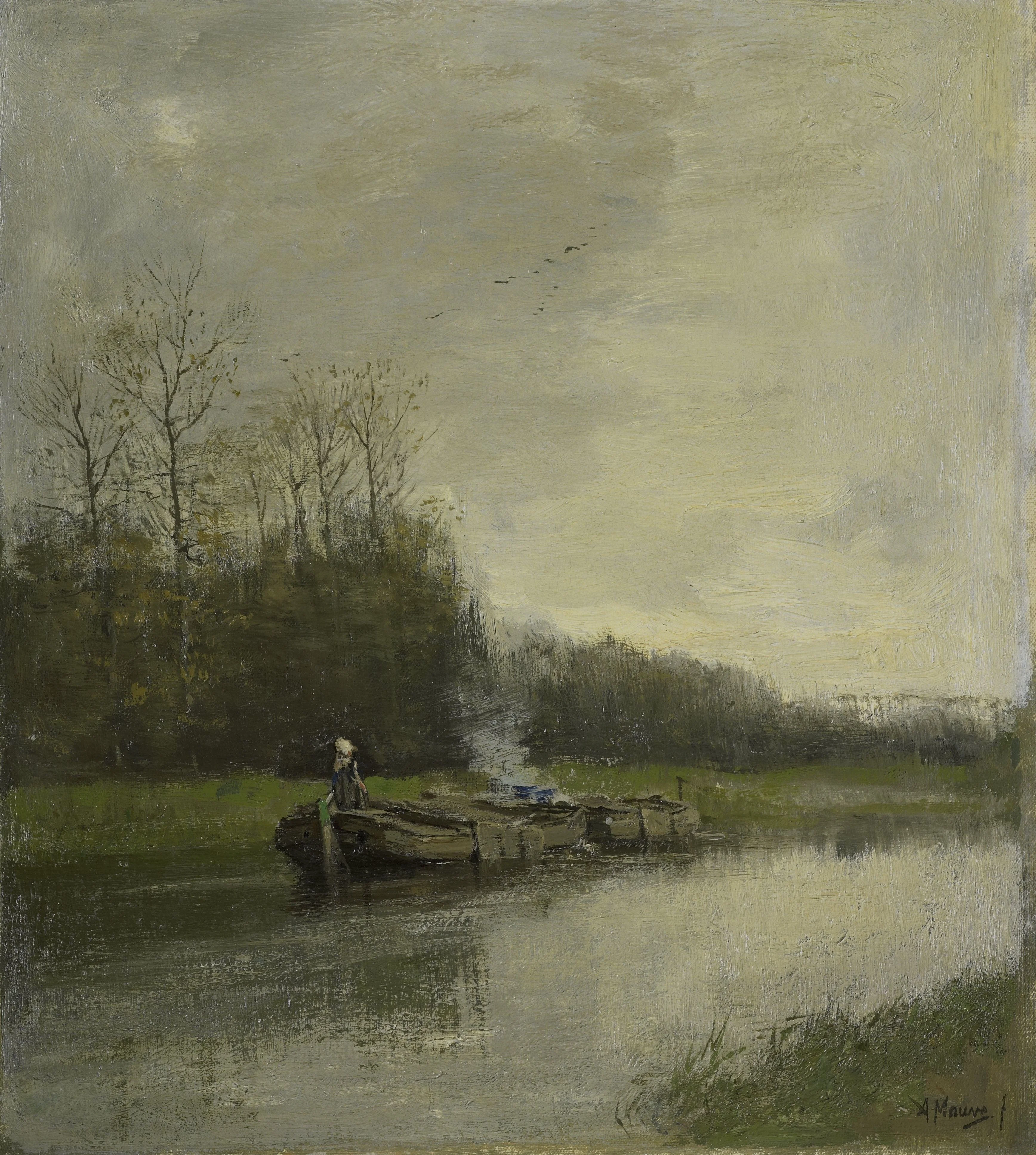 Towing canal., detail