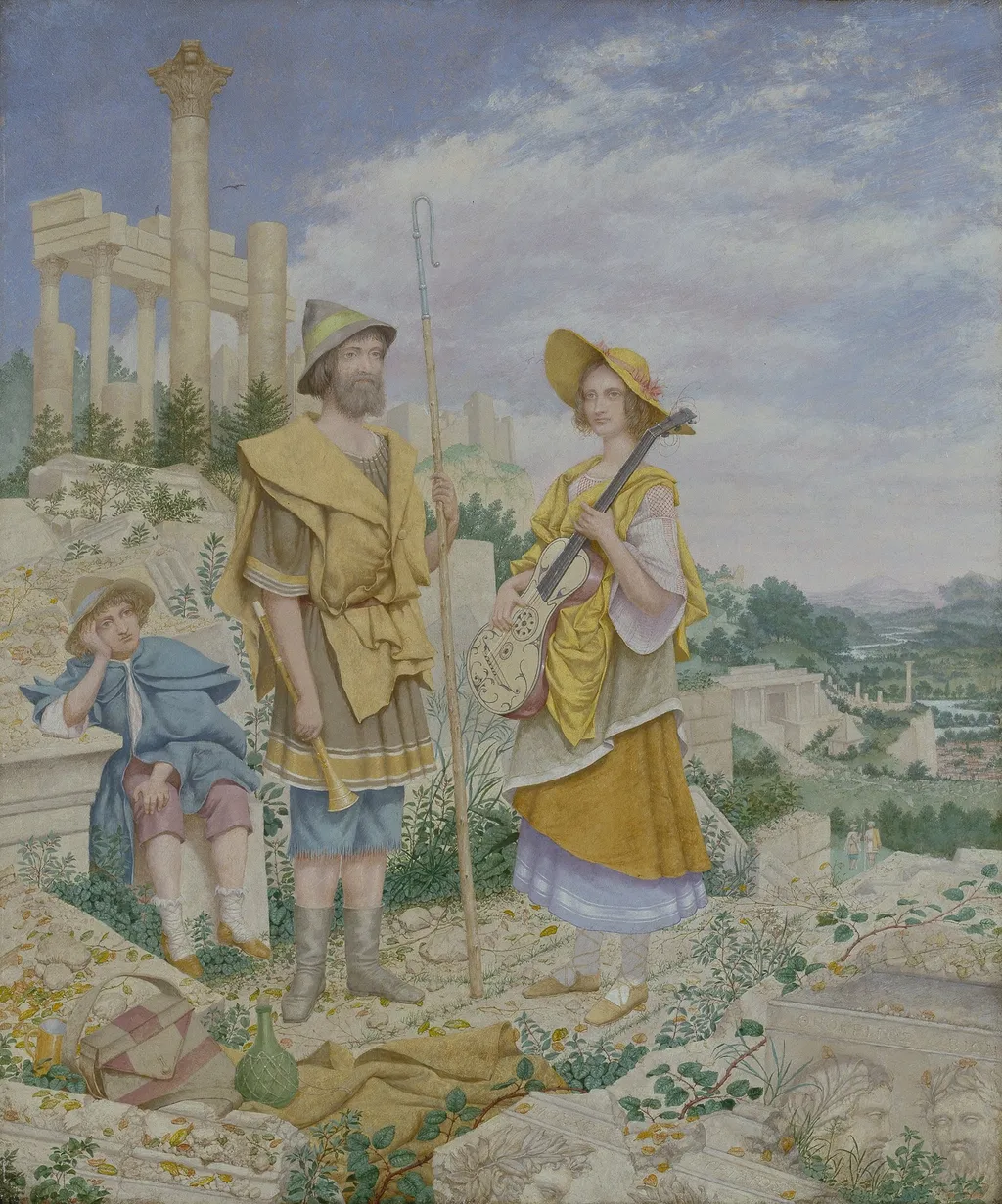 Wandering Musicians, by Richard Dadd, oil