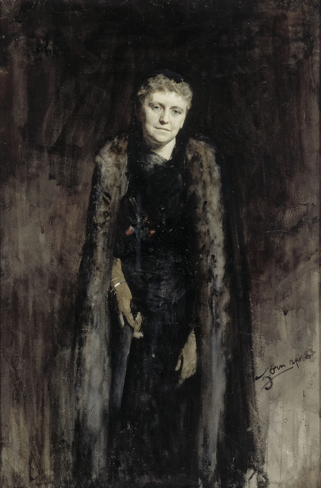 Mrs. Morewood, detail