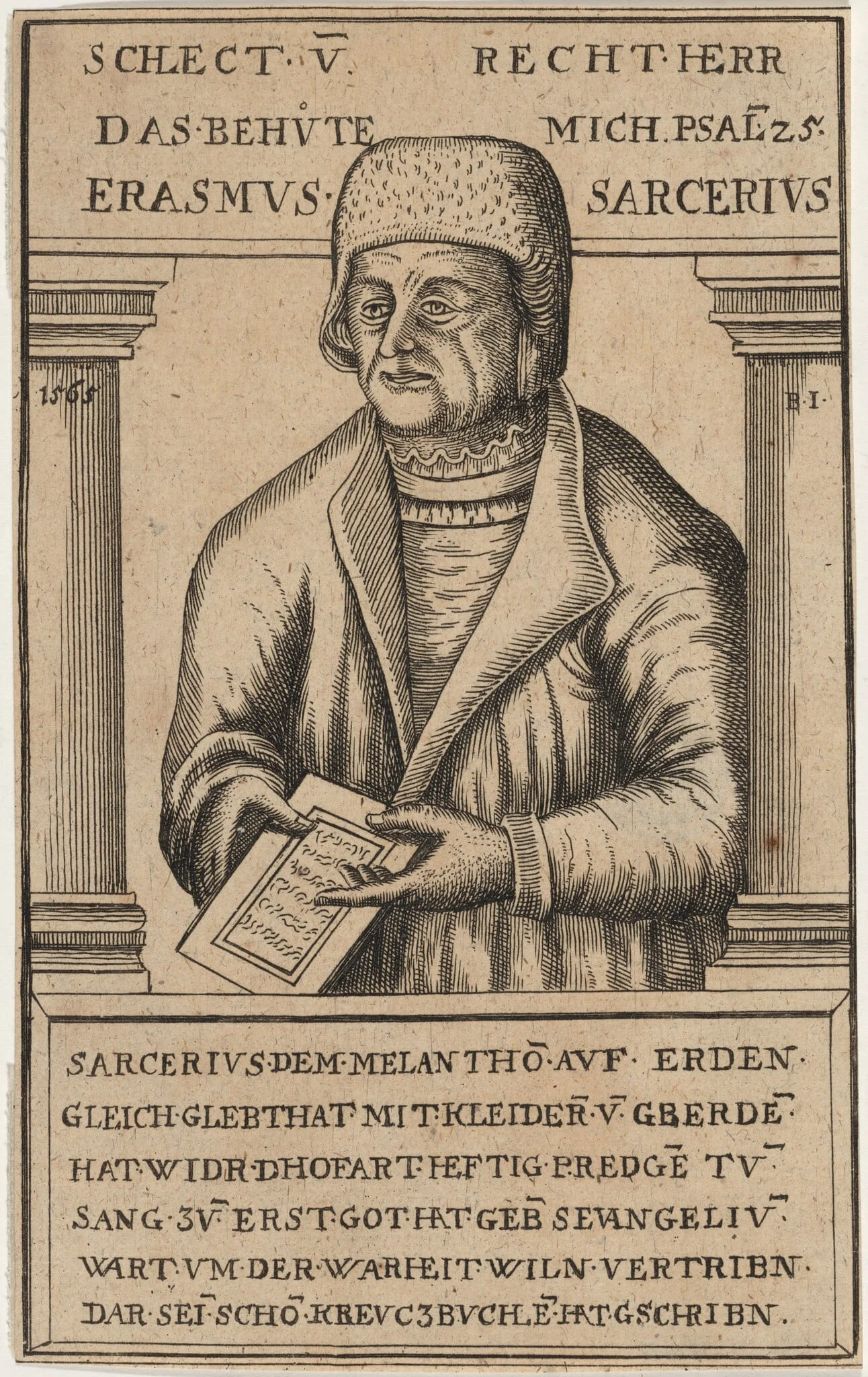 Erasmus Sarcerius, detail