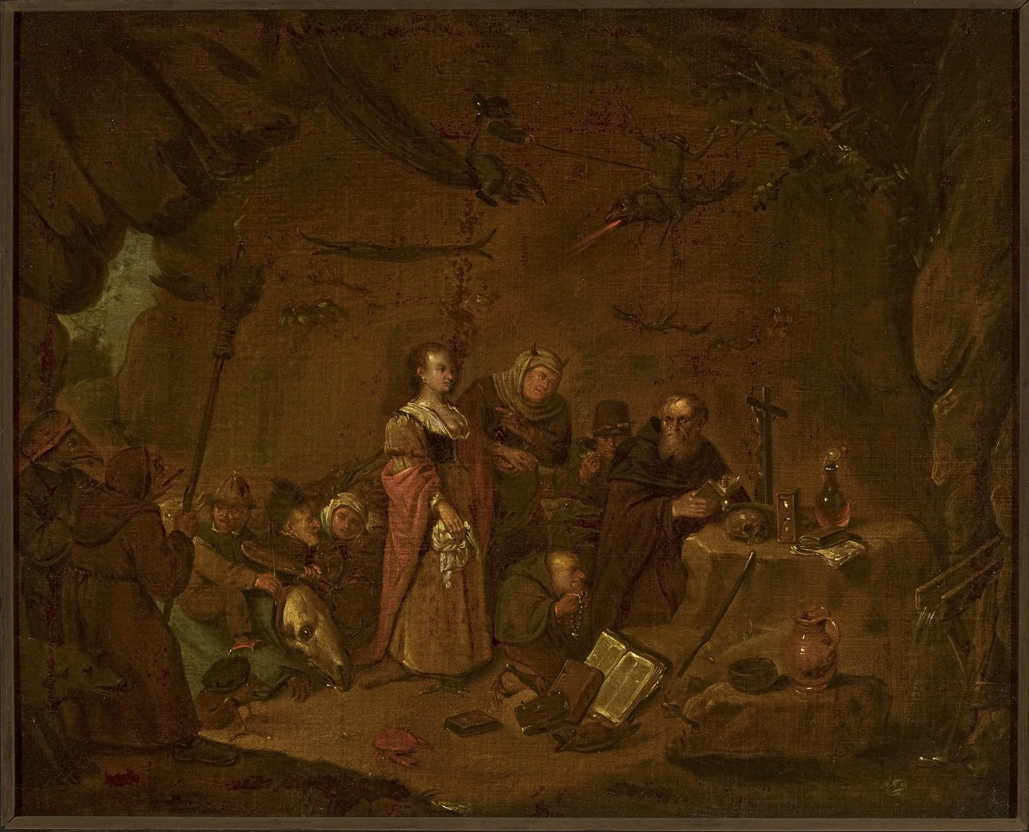 Temptation of St. Anthony, detail
