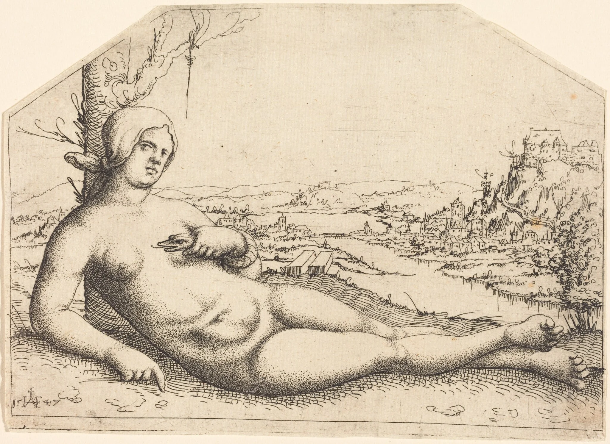 Death of Cleopatra, detail