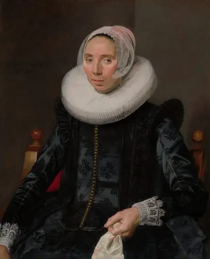 Portrait of a Lady, by Frans Hals, oil, 1627