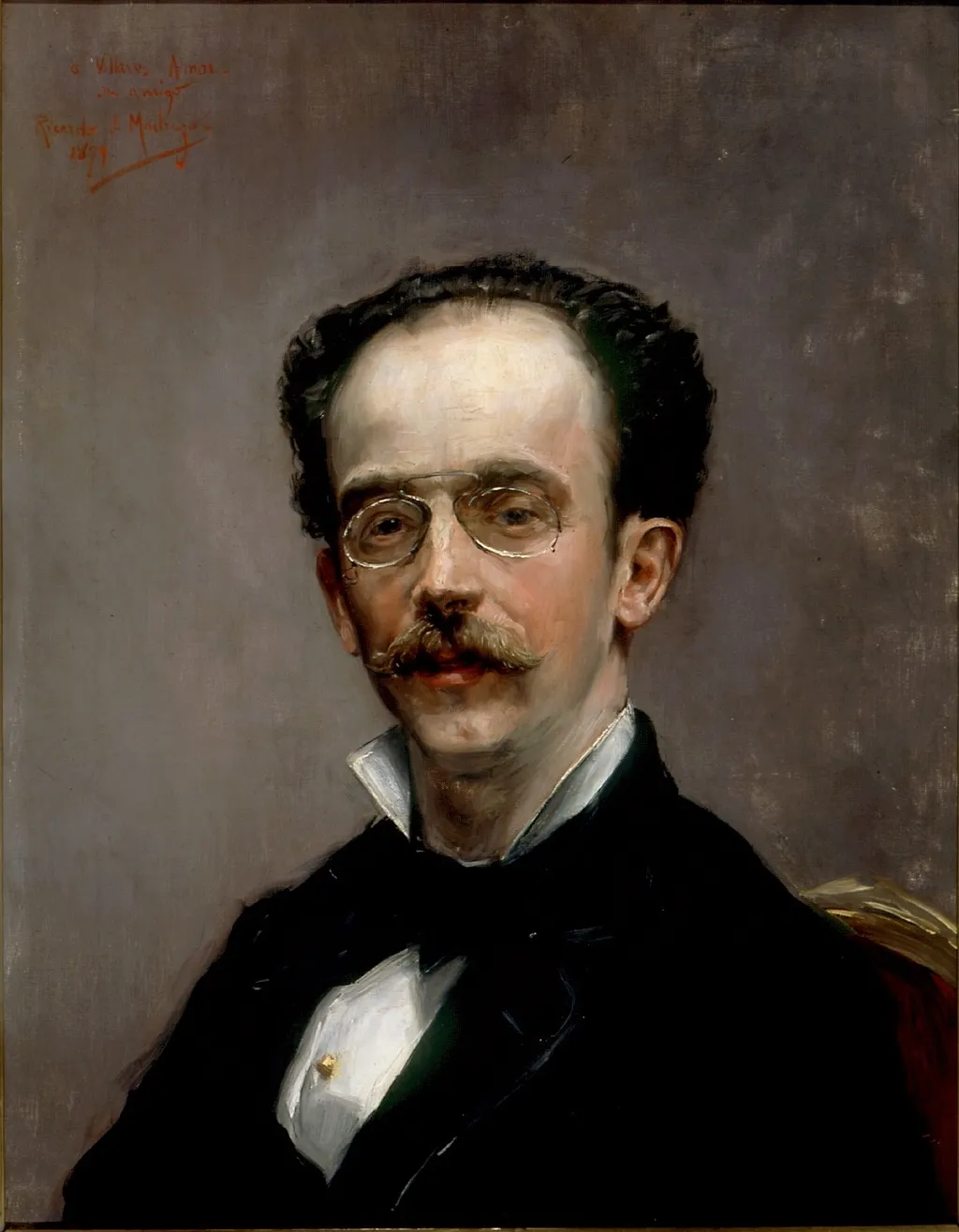 Fernando de los Villares Amor, by Ricardo de Madrazo, oil, 1890
