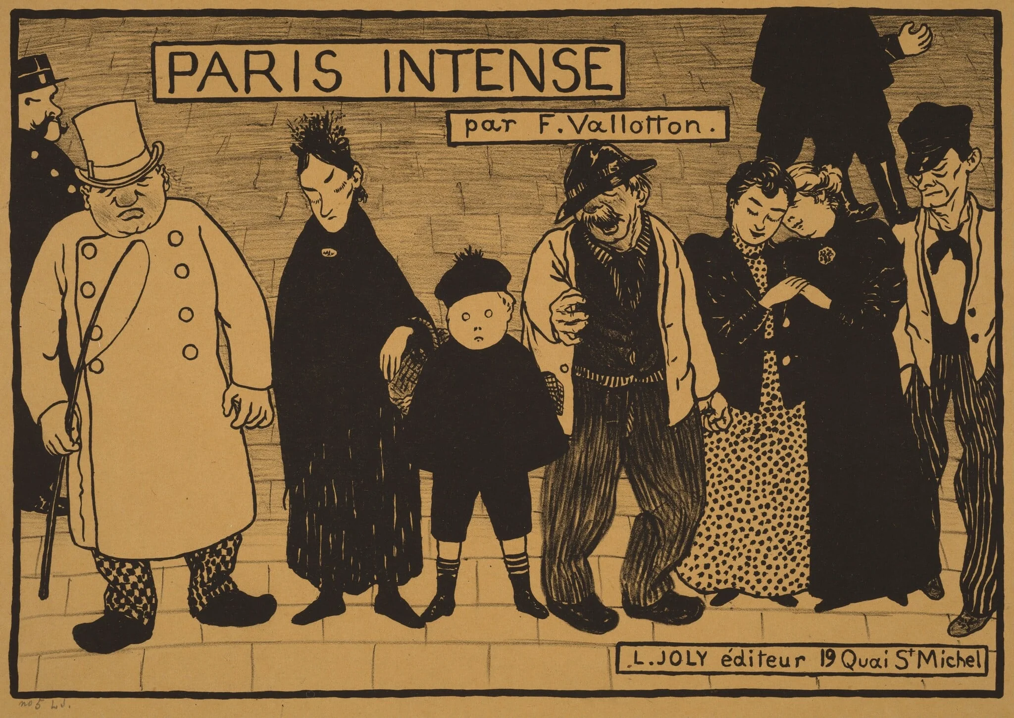 Frontispiece from "Paris Intense", detail