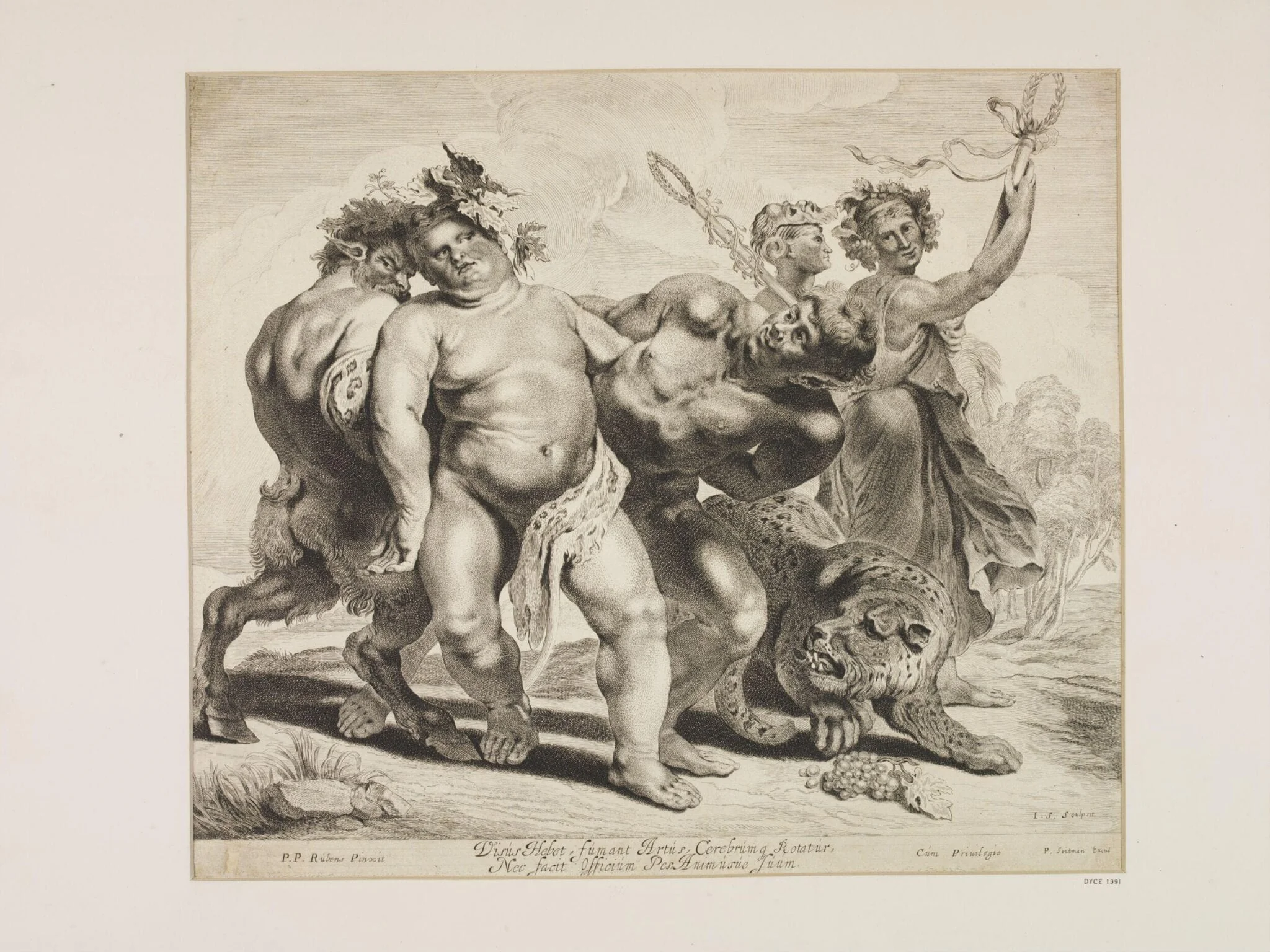 The March of Silenus, detail