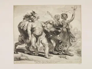 The March of Silenus, by Jonas Suyderhoef, 1650