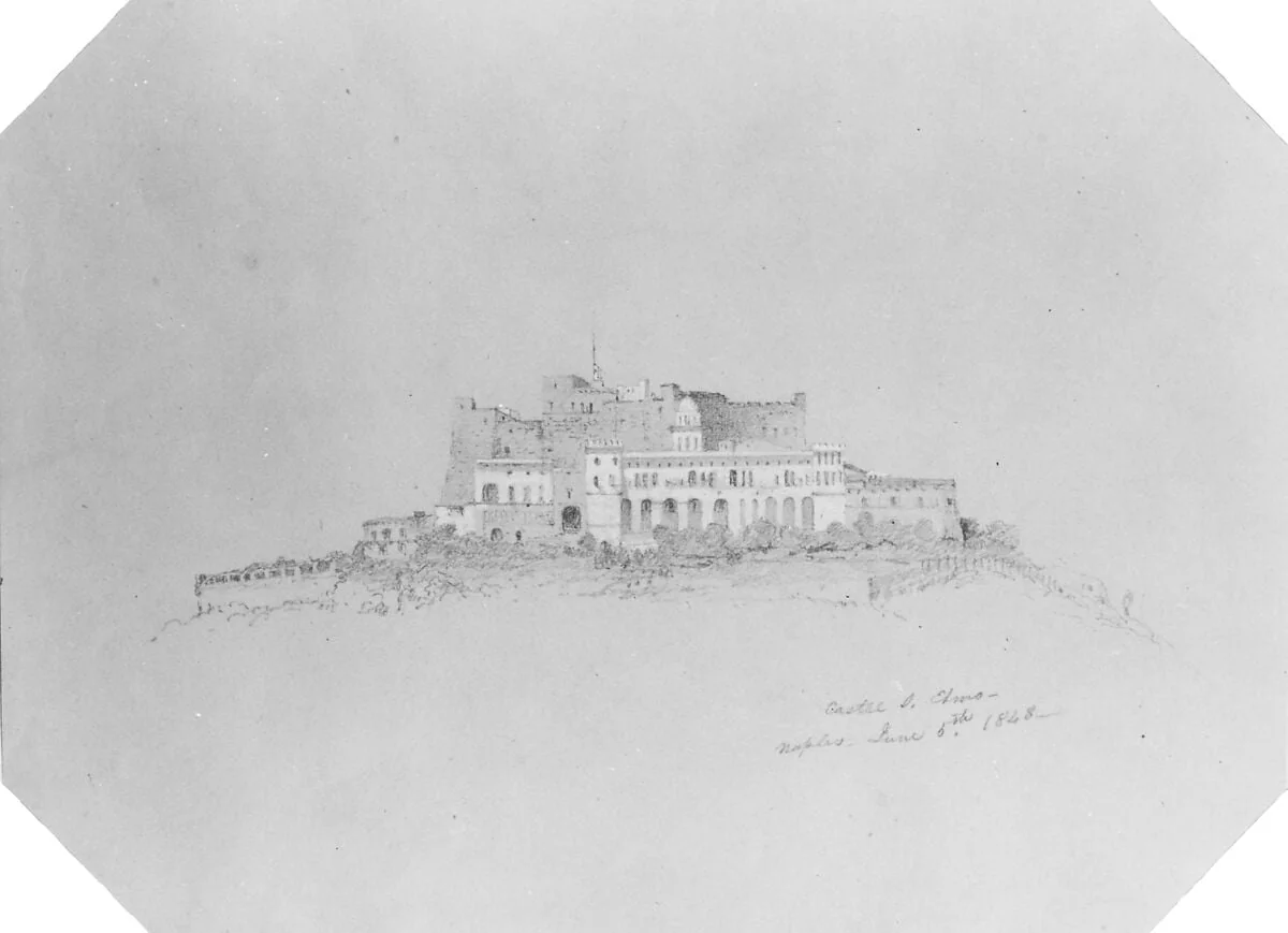 Castel San Elmo (from Cropsey Album), detail
