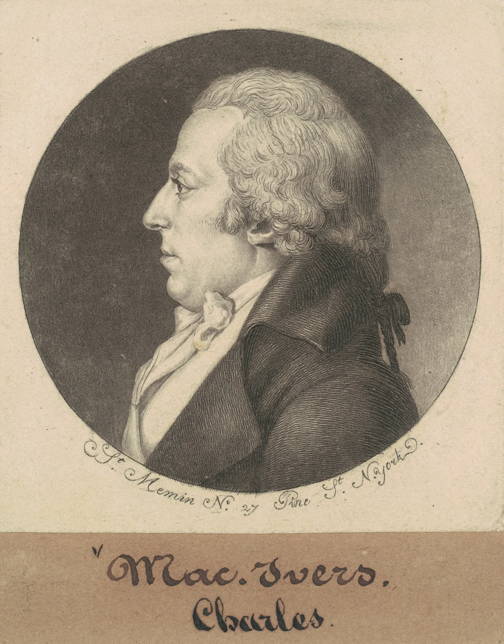 Charles McEvers, detail
