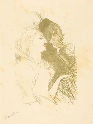 Carnival (Carnaval), by Henri de Toulouse-Lautrec, ink, 1894