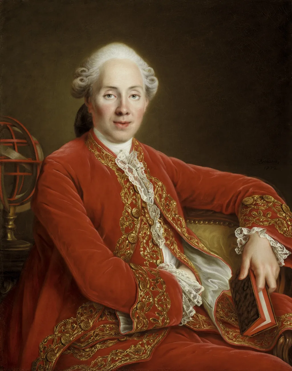 Monsieur Denis-Paul le Pot de la Fontaine, by François-Hubert Drouais, oil, 1772