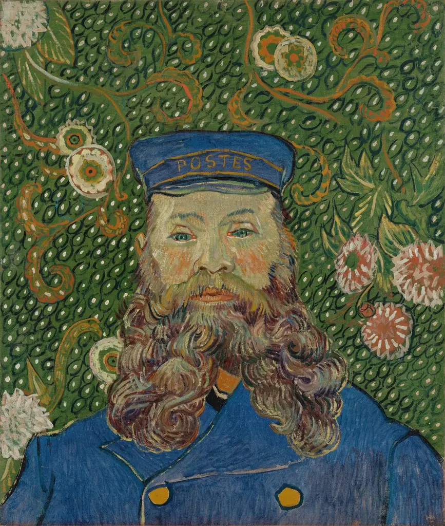 Portrait of Joseph Roulin, by Vincent van Gogh, oil