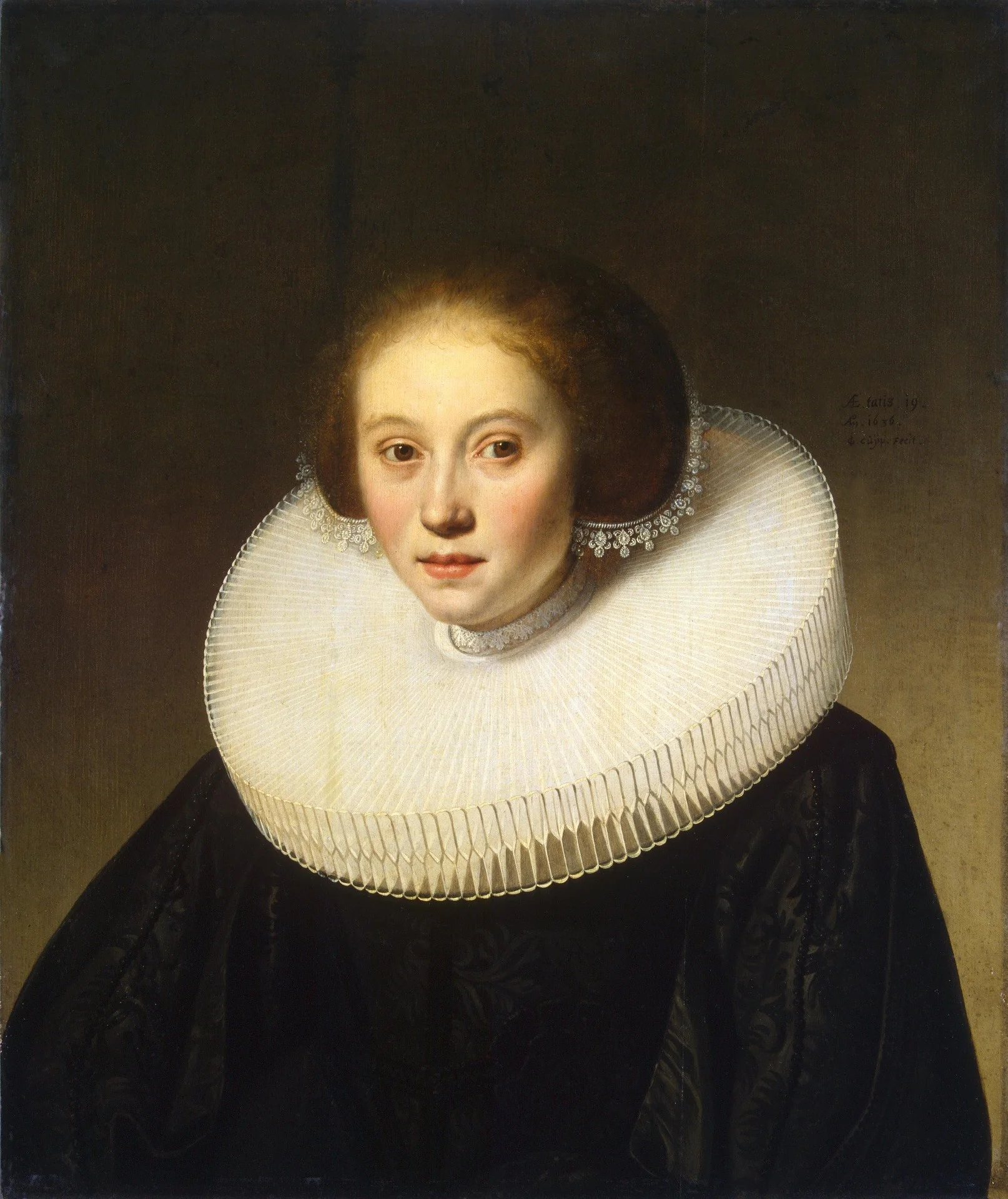 Portrait of a Young Girl, detail