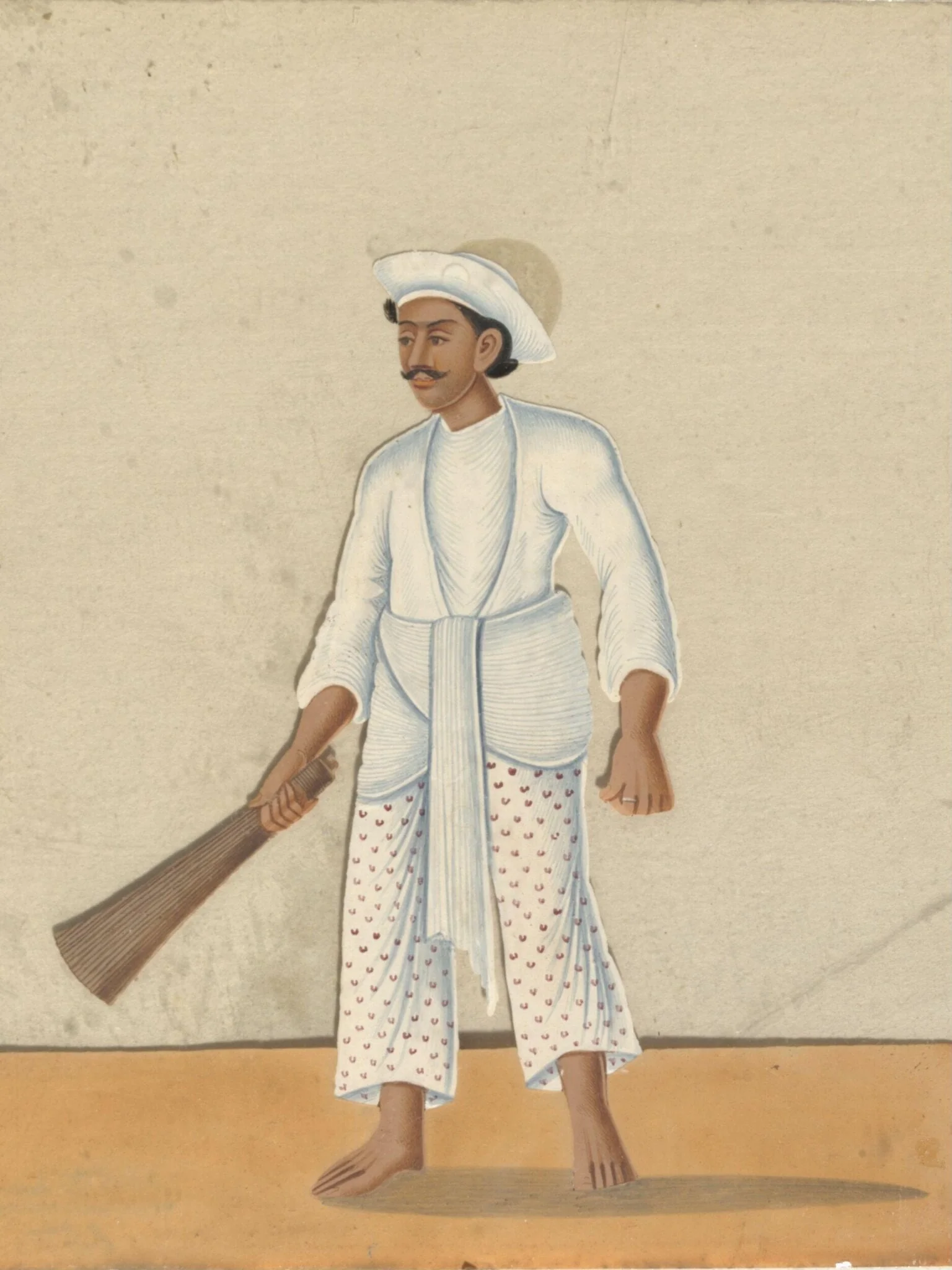 One of eighteen paintings of trades and domestic servants., detail