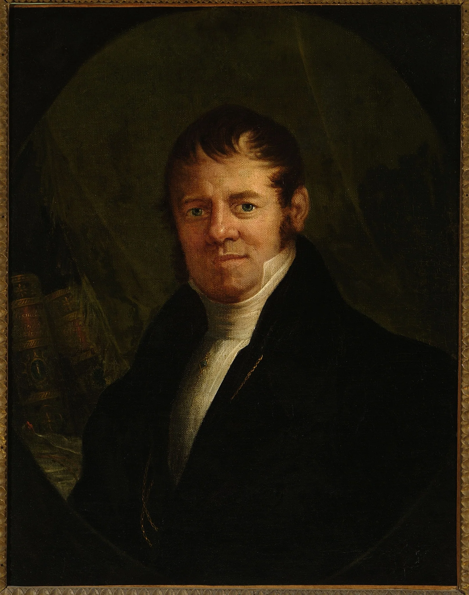 Portrait of Mikołaj Tyrchowski, professor at St. Anne's Secondary School, detail