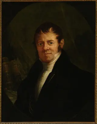 Portrait of Mikołaj Tyrchowski, professor at St. Anne's Secondary School, by Józef Brodowski the Elder, oil, 1836
