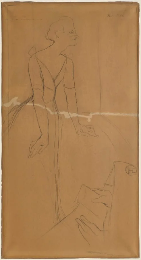 Yvette Guilbert, detail