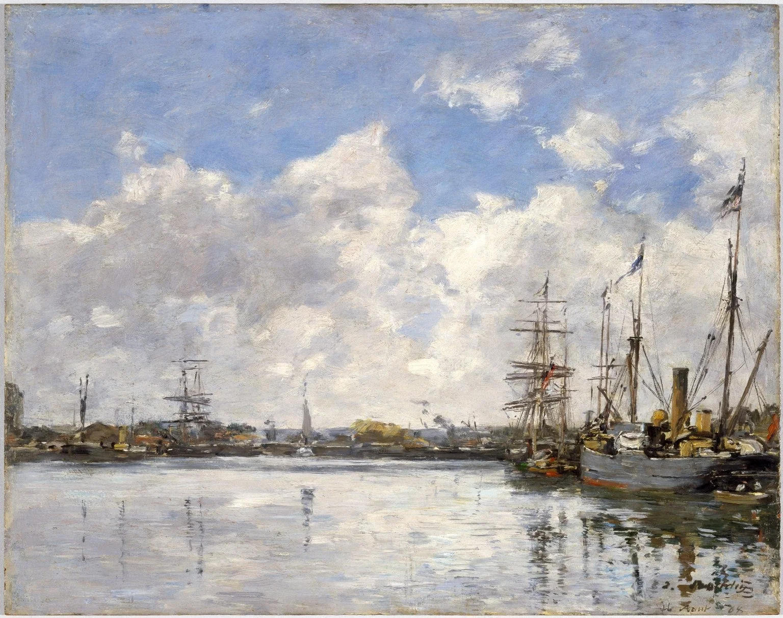 Le Havre , the harbor, detail