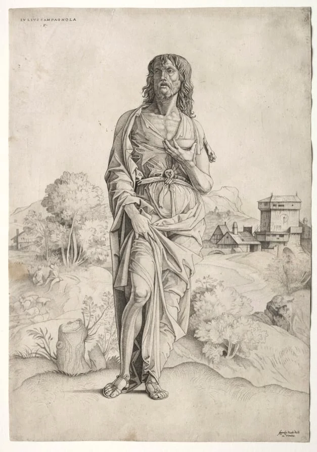 Saint John the Baptist, detail