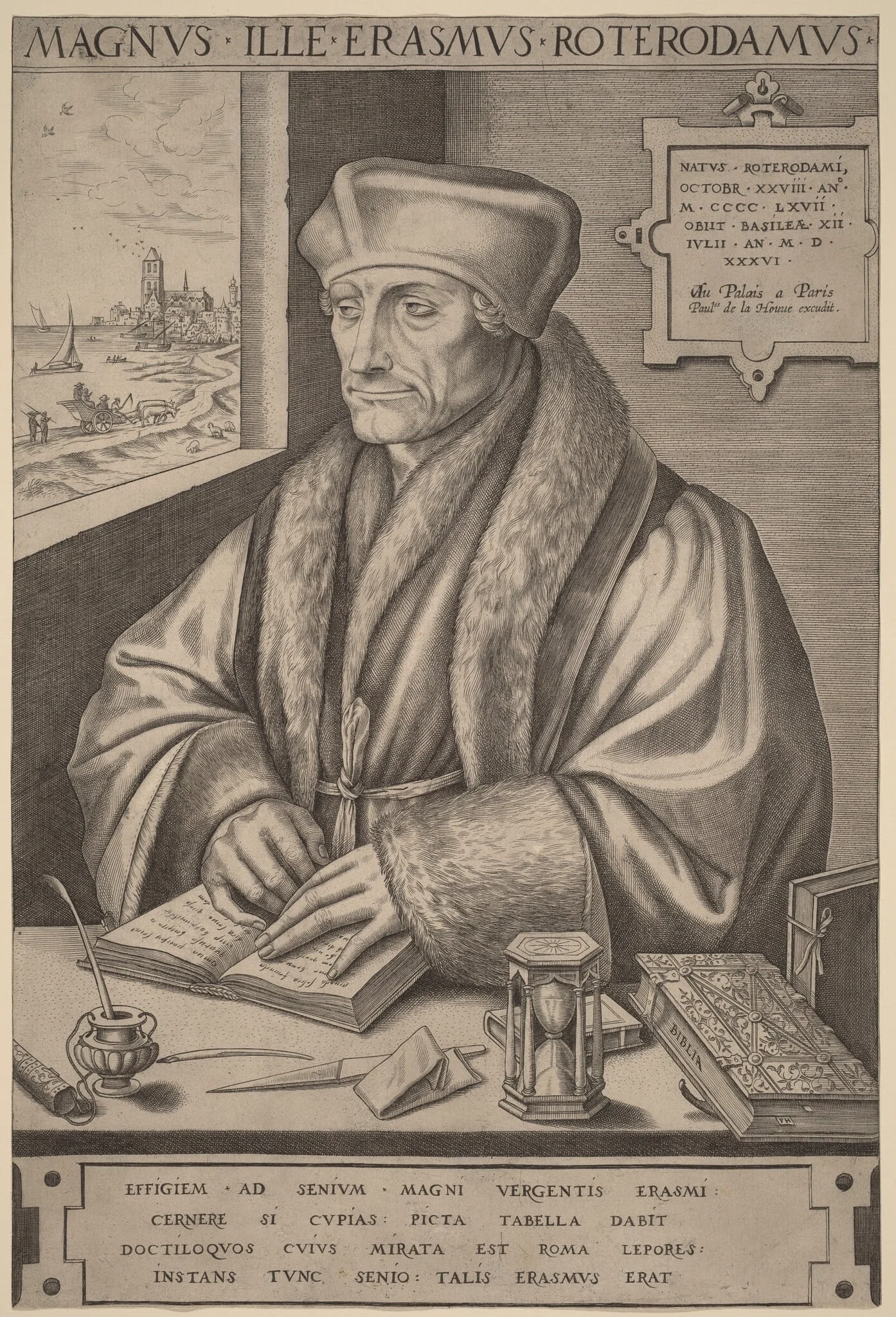 Erasmus of Rotterdam, detail