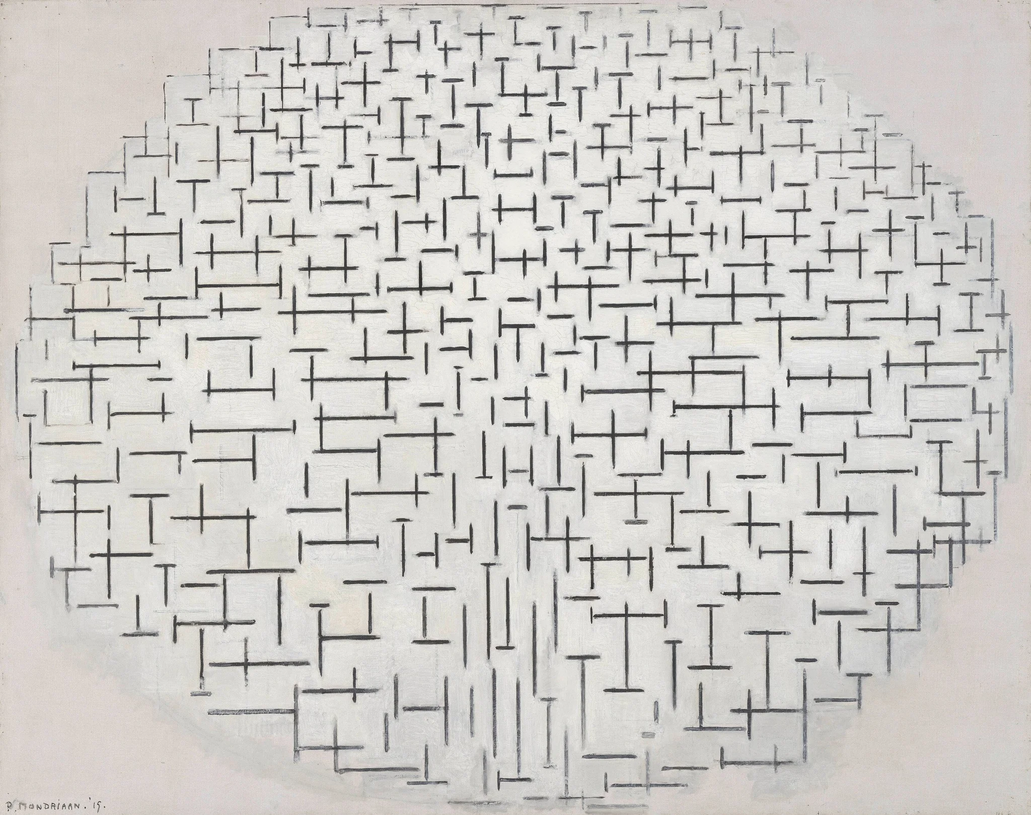 Composition No.10 (Pier and Ocean), detail