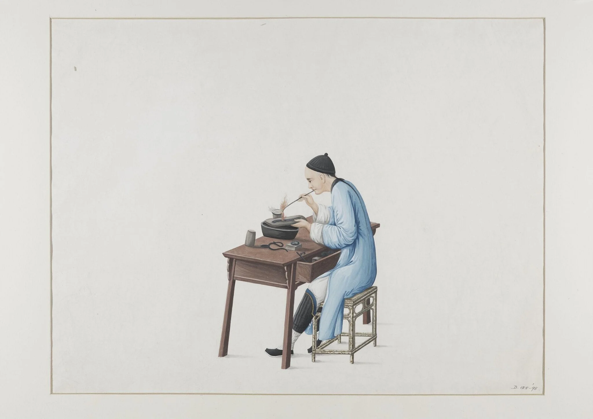 A Silversmith, detail
