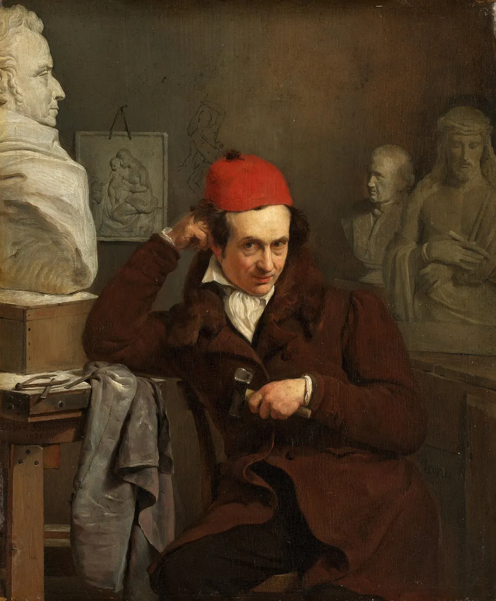 Portrait of Louis Royer, by Charles van Beveren, unspecified, 1830