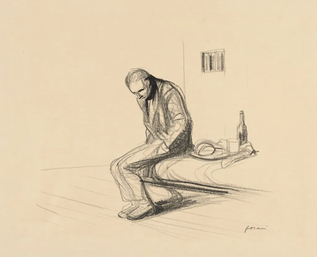 The Man Who Fired upon Clemenceau, by Jean-Louis Forain, 1919