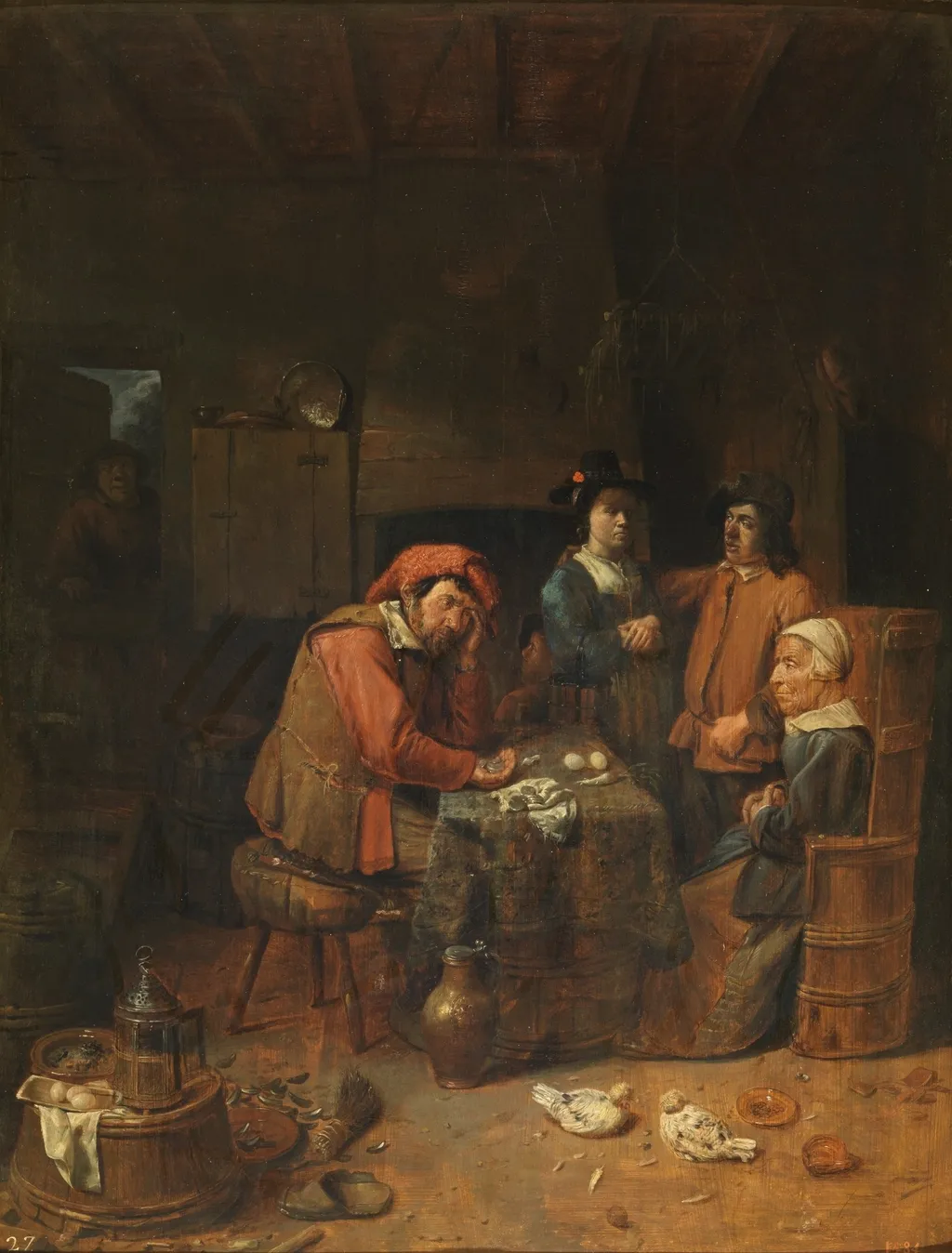 The Wedding Contract, by Joos van Craesbeeck, oil, 1601
