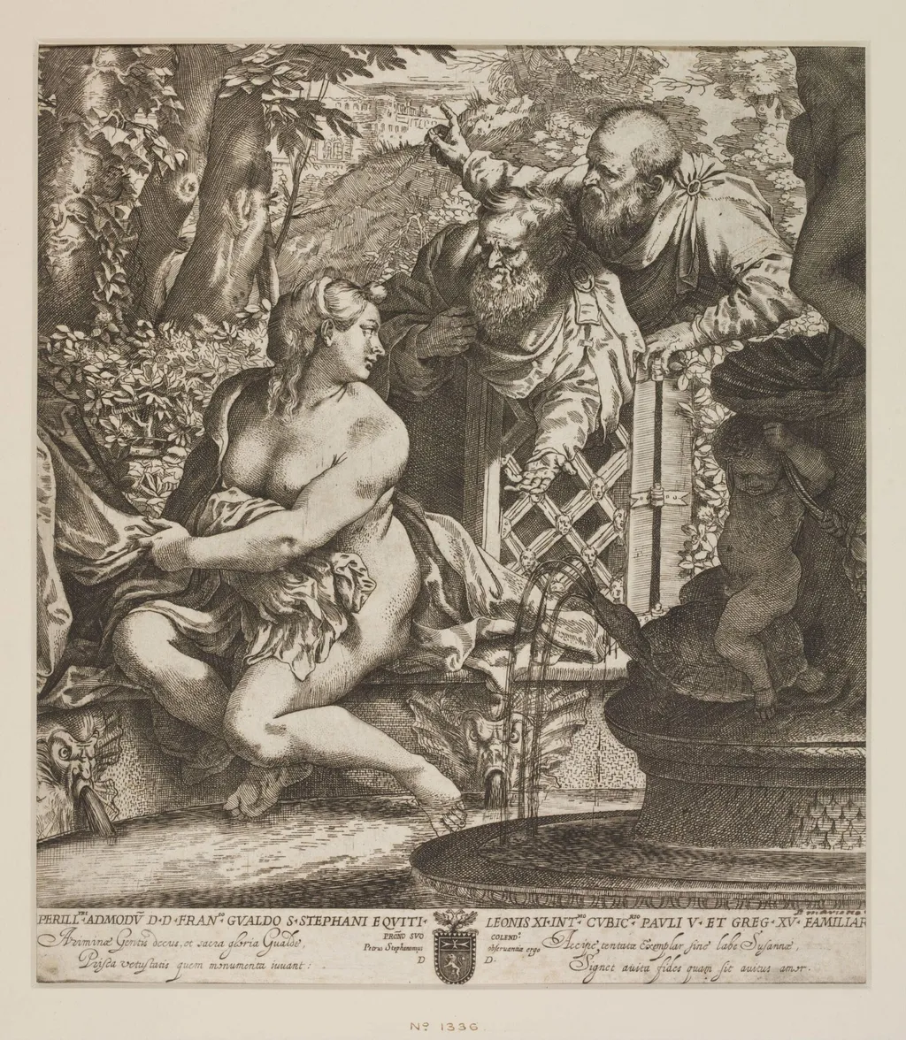 Susannah Suprised by the Elders, by Annibale Carracci, 1550