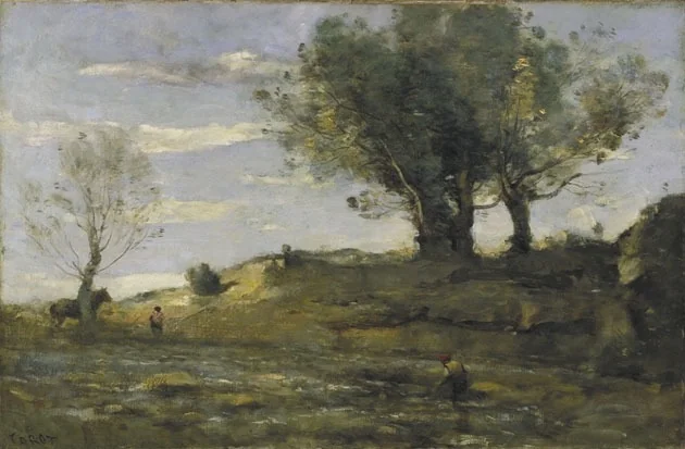 The Riverbank, detail