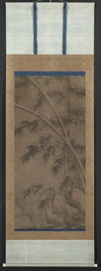 Bamboo in Four Seasons: Winter, detail