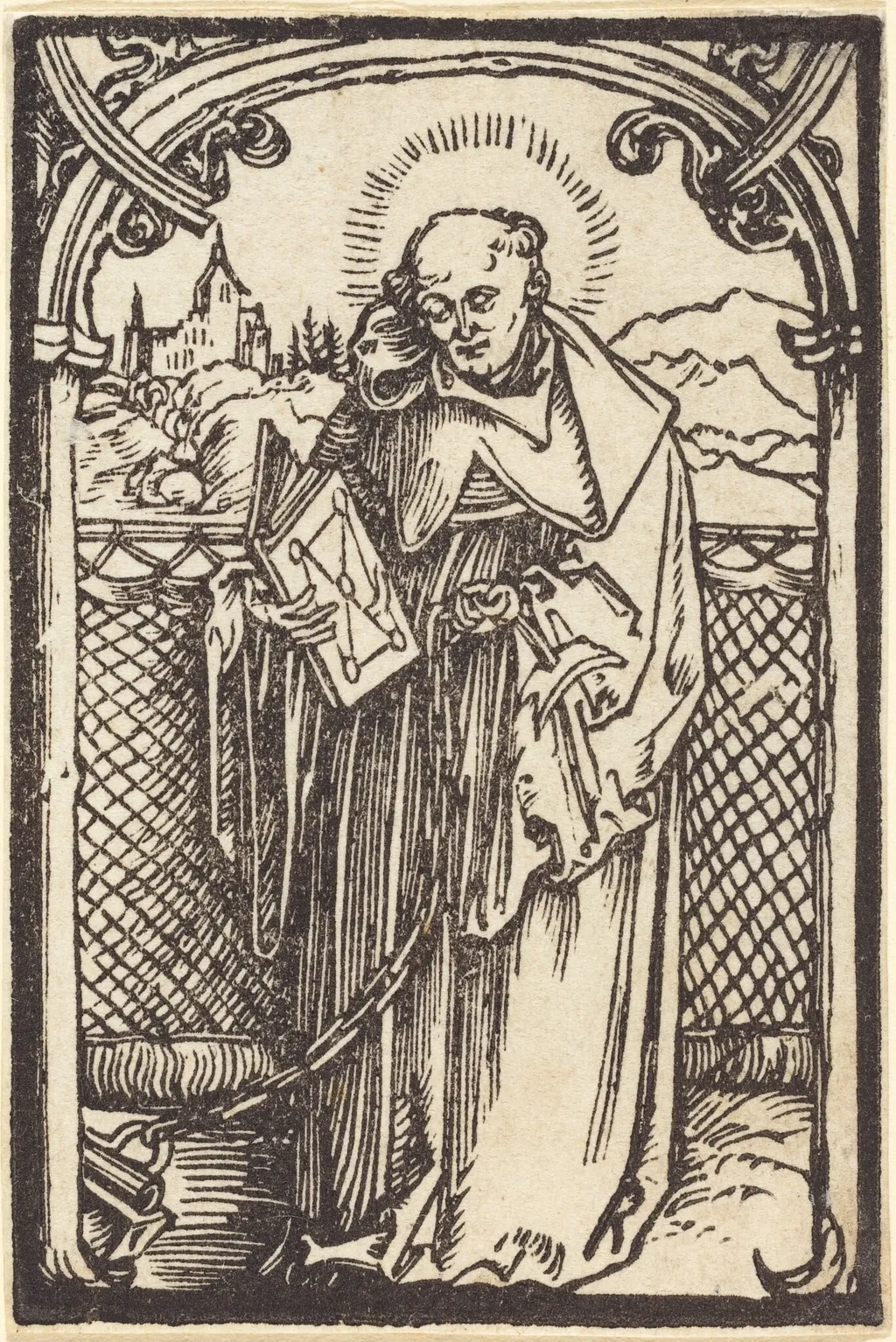 Saint Leonard, by Albrecht Dürer, ink, 1500