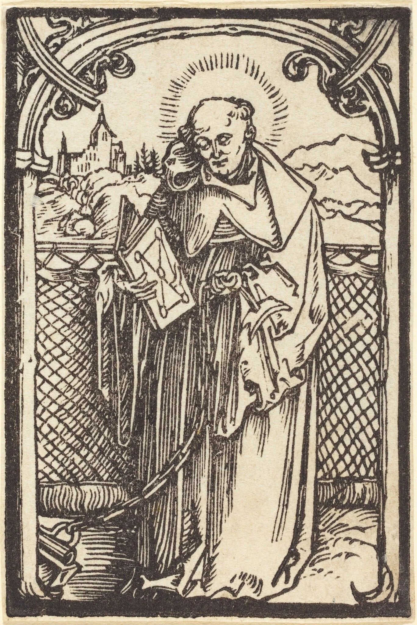 Saint Leonard, detail