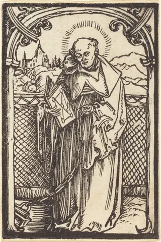 Saint Leonard, by Albrecht Dürer, ink, 1500