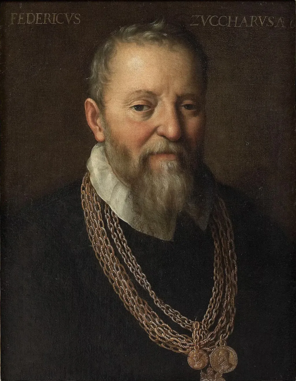 Portrait of Federico Zuccaro, by Fede Galizia, oil, 1604
