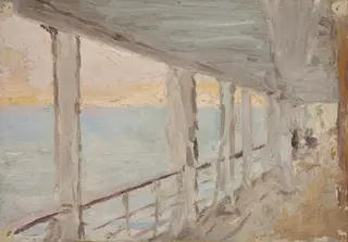 Corinth (On Board the Bohemia), by Jan Ciągliński, unspecified, 1910