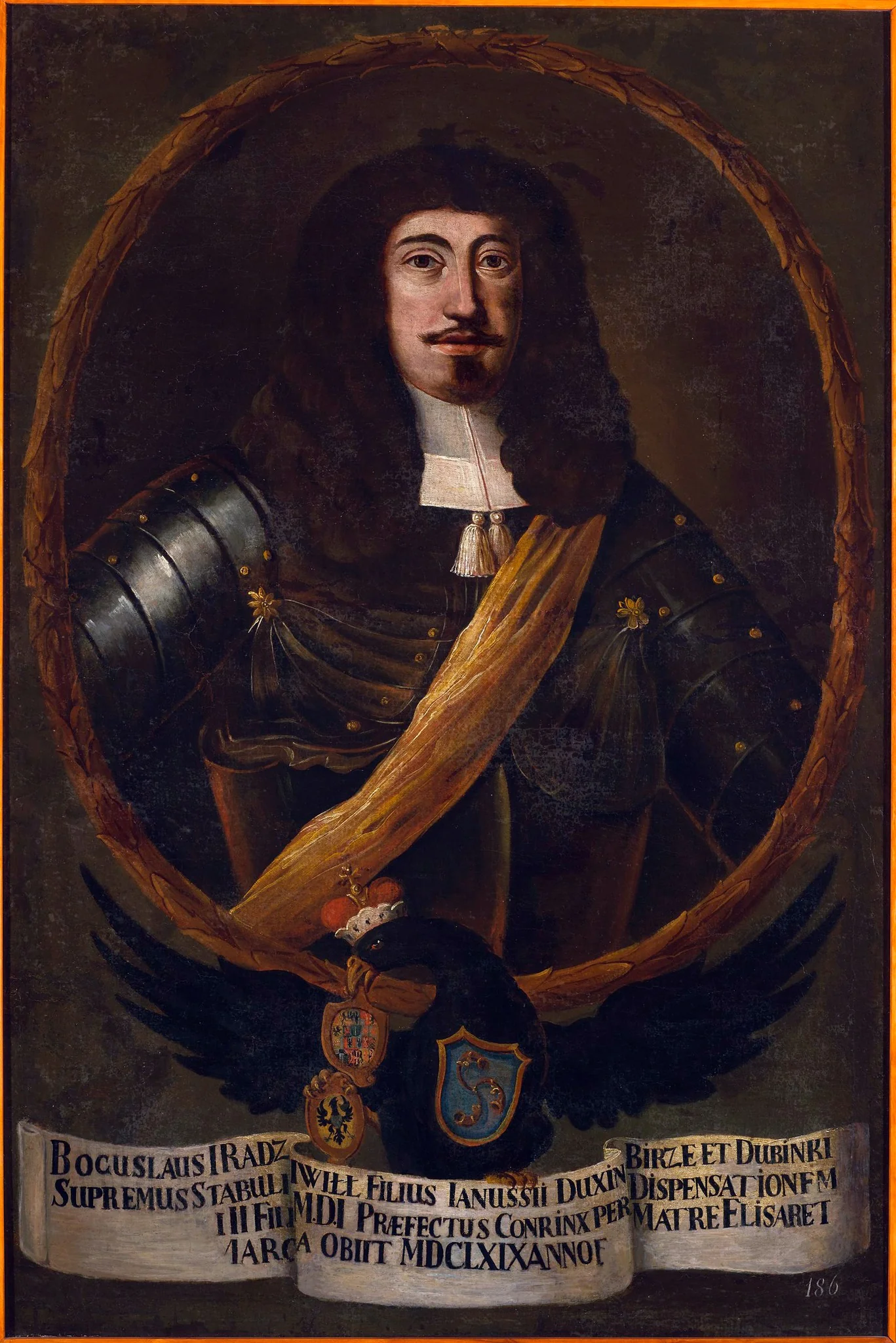 Portrait of Bogusław Radziwiłł (1620–1669), detail